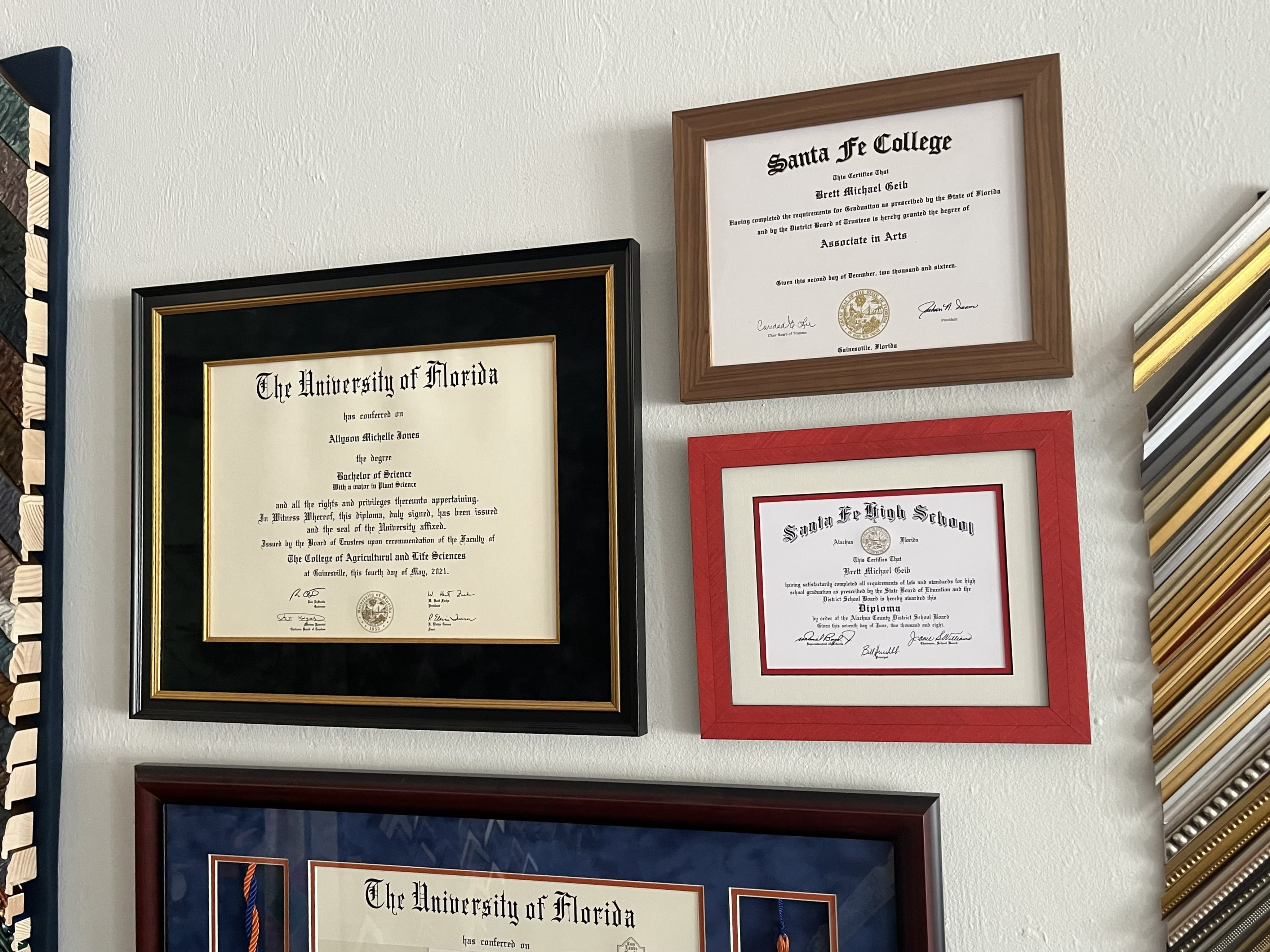 Diploma Framing